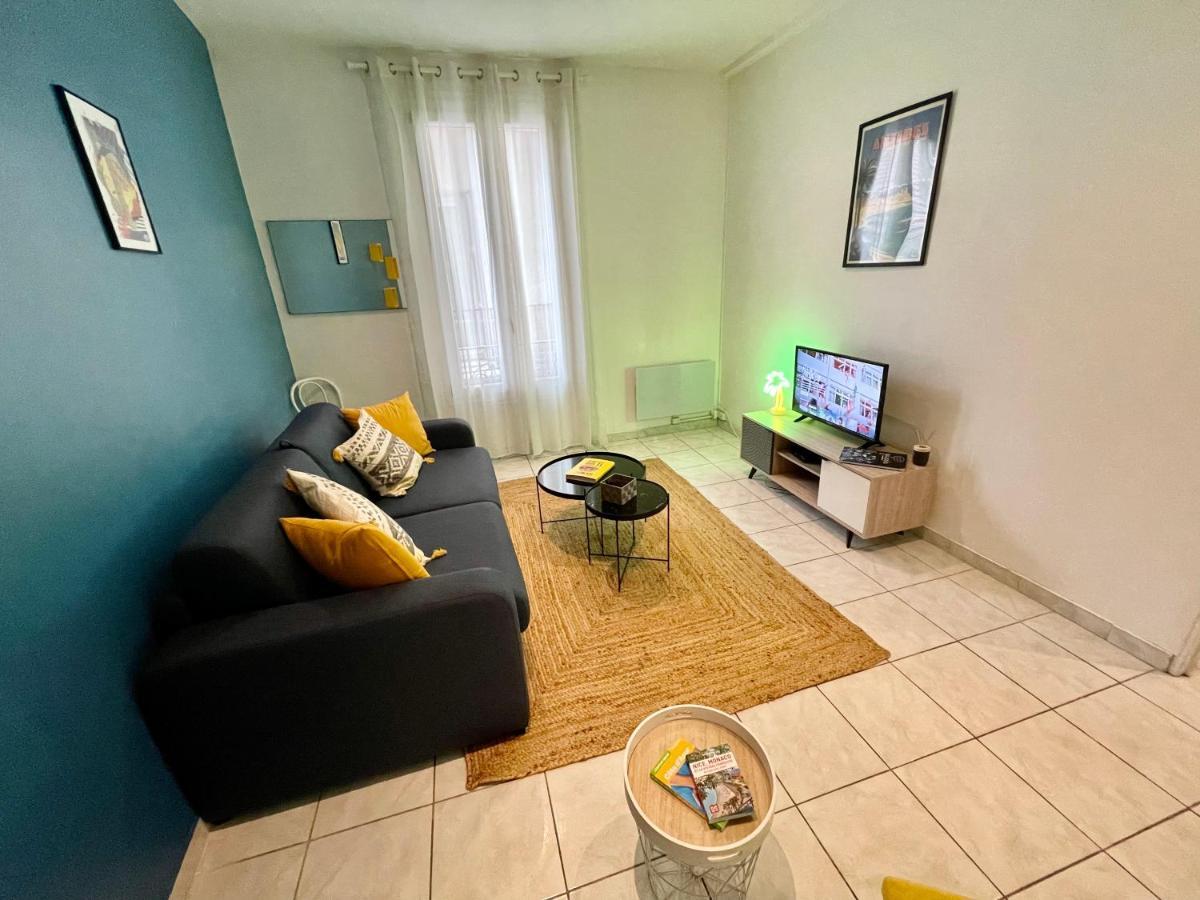 Joli Appartement Spacieux A 3 Min A Pied De La Mer Nice Buitenkant foto