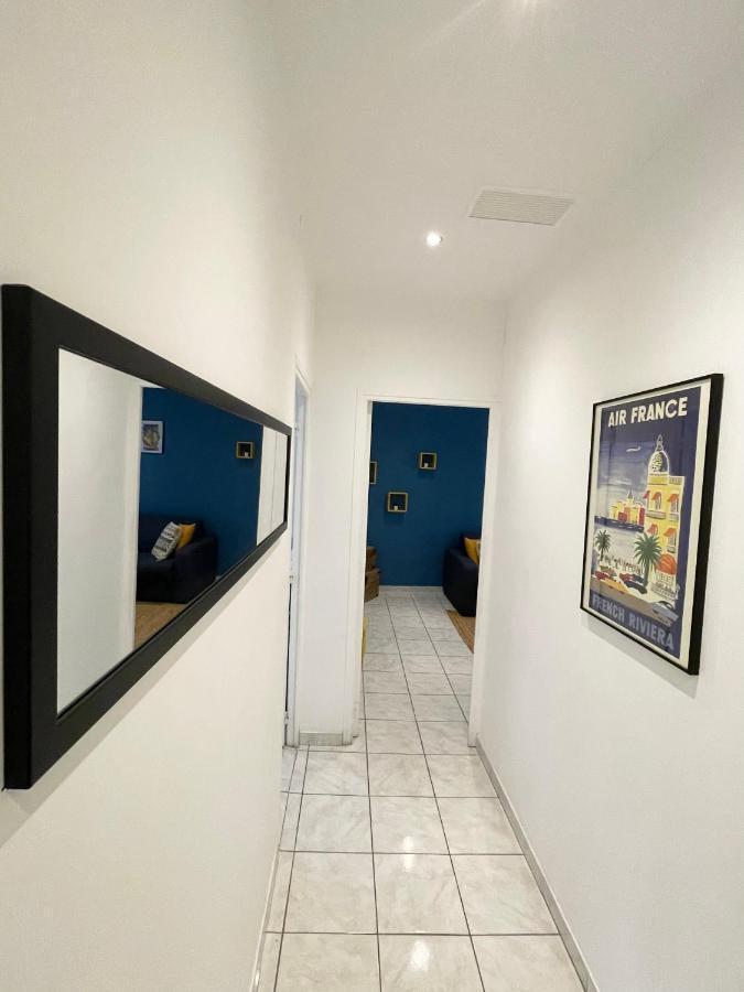 Joli Appartement Spacieux A 3 Min A Pied De La Mer Nice Buitenkant foto